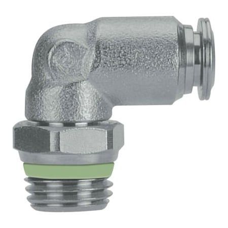 Alpha Technologies AIGNEP Swivel Male Elbow, 4mm Tube x 1/8 BSPT Thread, Stainless Steel 60110-4-1/8